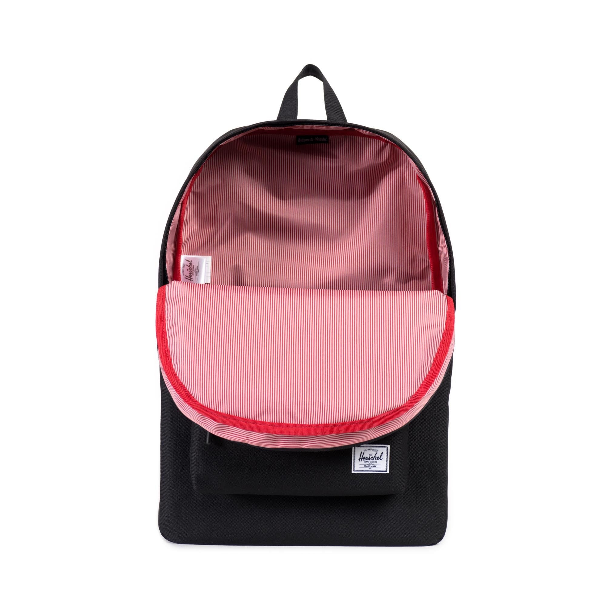 Herschel Classic Backpack - Stylish & Durable Laptop Backpack for Men & Women, Water-Resistant Black Daypack for School, Work & Travel