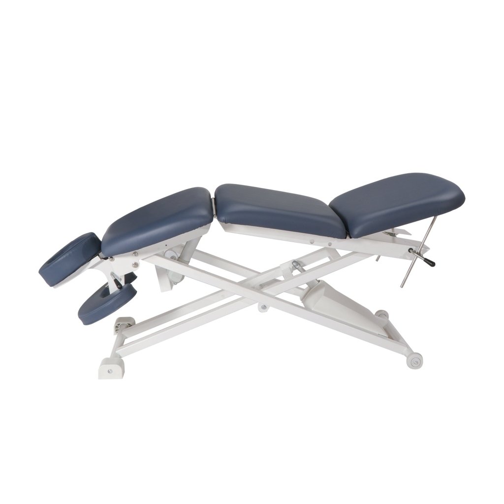 TheraMaster 29-Inch Electric Massage Table with 2 Motors & 4 Sections - Royal Blue for Professional Bodywork & Home Relaxation