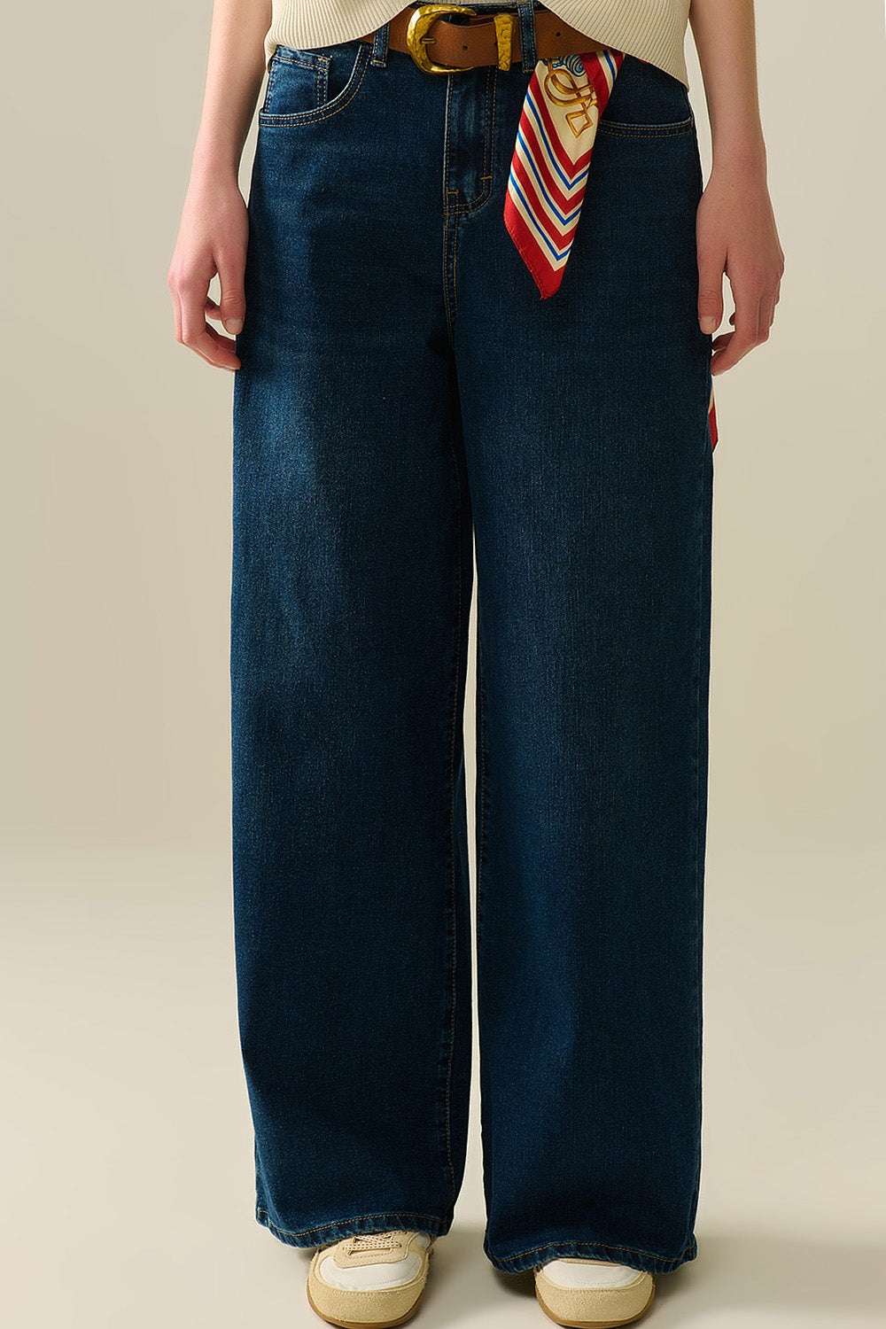 Dark Wash Plus Size Women's Jeans - Comfortable Stretch Denim for Casual Wear & Everyday Outfits