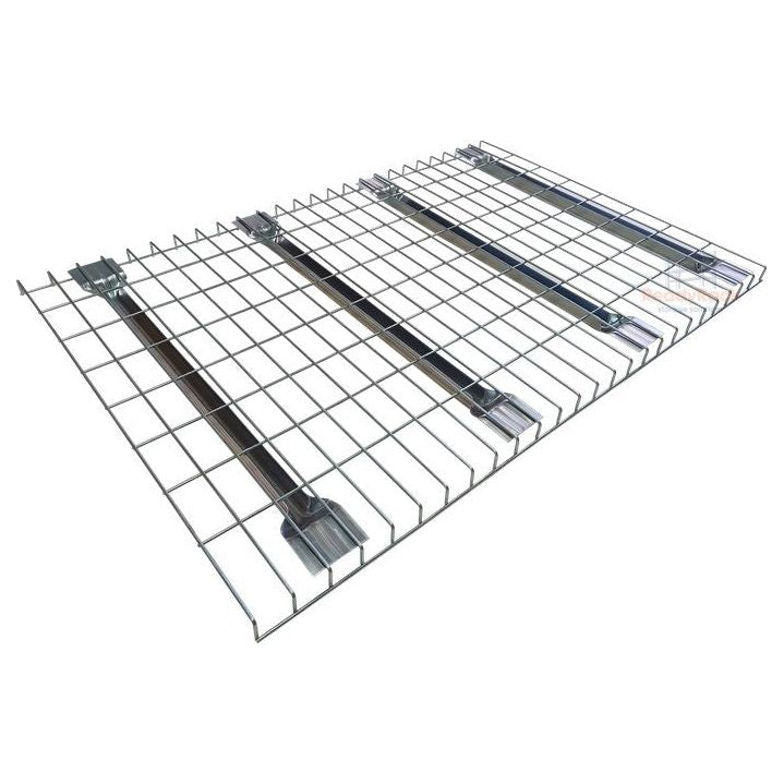 Heavy Duty Mesh Deck 1250mm x 840mm - 1000kg Capacity 4 Bar Pallet Racking Shelf for Warehouse Storage & Industrial Organization