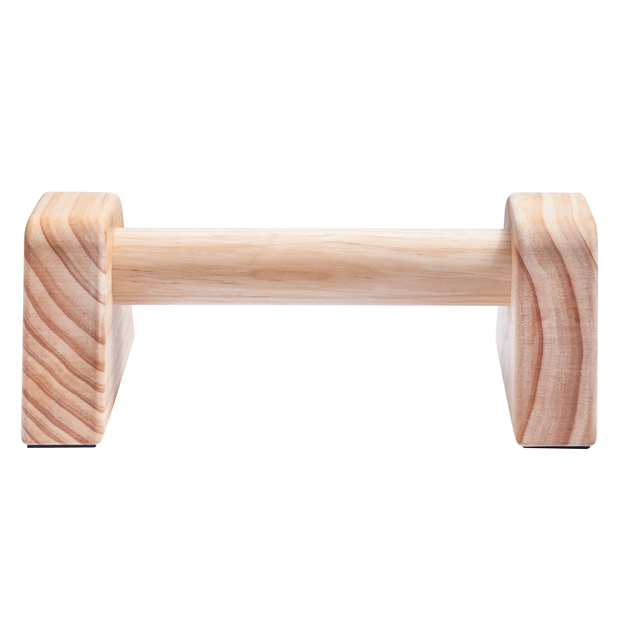 RAMASS Fitness Parallettes Bars - Wooden Calisthenics Push Up Bars for Home Gym, Strength Training & Gymnastics - Perfect for Push-Ups, Dips, L-Sits & Handstand Practice