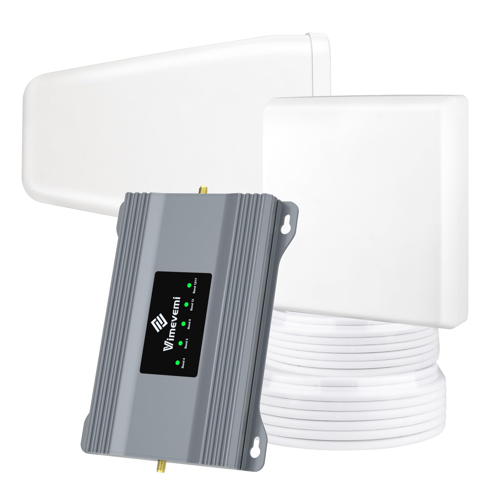 Best Verizon T-Mobile AT&T Cell Phone Signal Booster for Home & Office - 5G 4G LTE Band 13/12/17/5/4/2 Enhancer for Stronger Calls & Faster Data - Perfect for Rural Areas, Basements & Large Buildings
