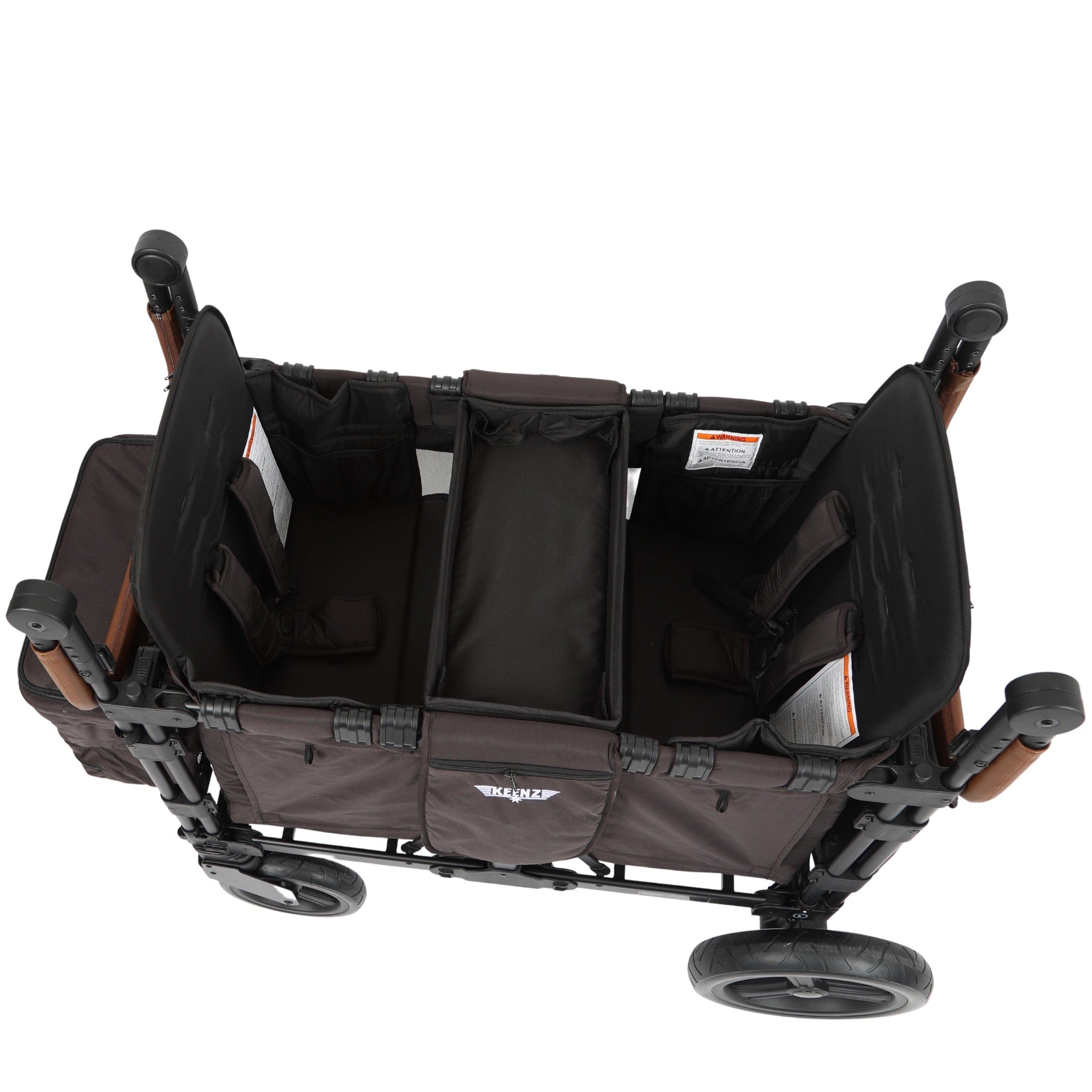 Keenz XC 2.0 2 Passenger Stroller Wagon - Lightweight Foldable All-Terrain Wagon for Kids & Toddlers - Perfect for Beach, Park, Camping & Outdoor Adventures