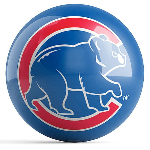 Chicago Cubs Bowling Ball with Official MLB Logo - Perfect for Bowling Leagues, Cubs Fan Gifts & Sports-Themed Parties
