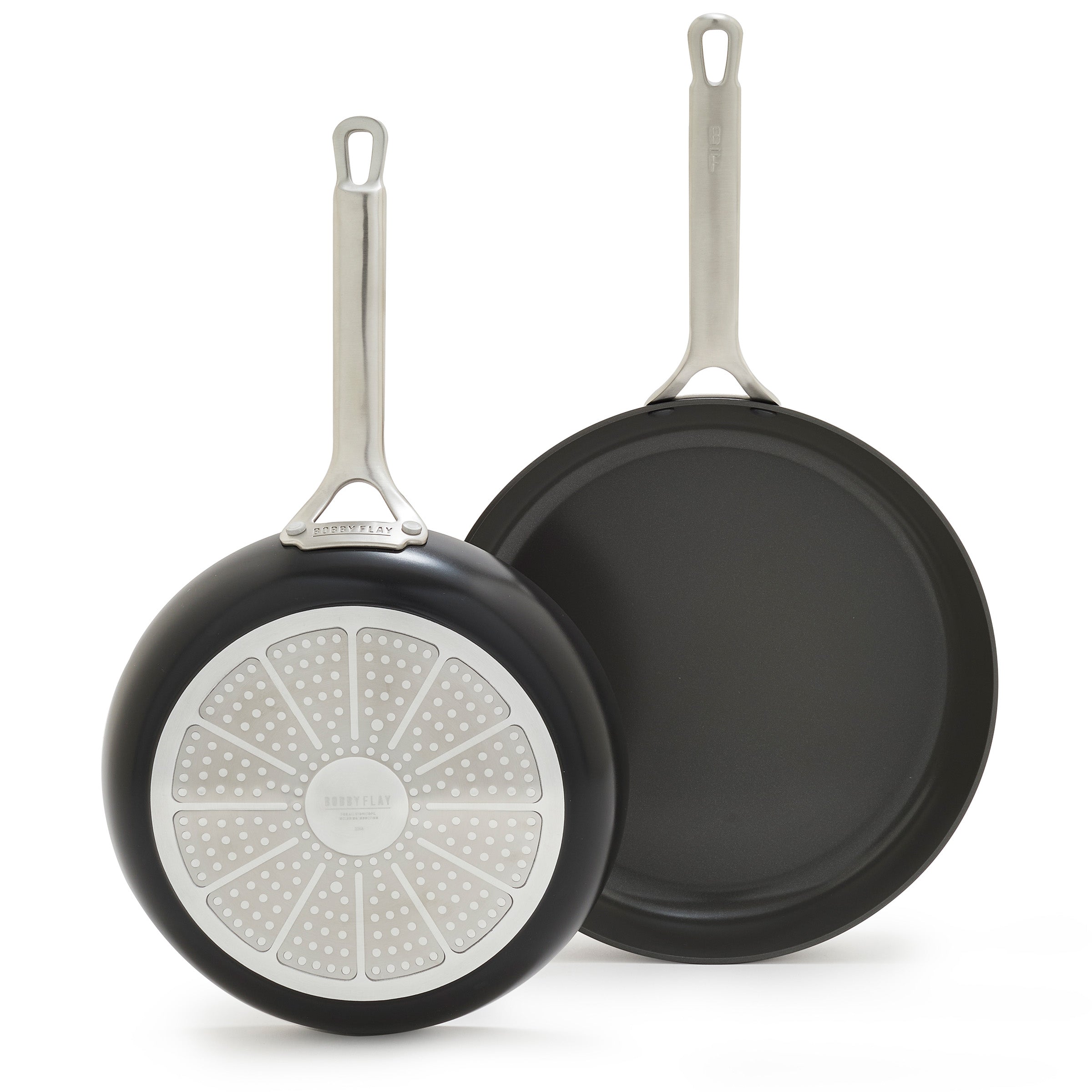 Bobby Flay by GreenPan Chef Series Hard Anodized Nonstick 10-Inch & 12-Inch Fry Pan Set - Professional Cookware for Home Chefs, Perfect for Searing, Sautéing & Frying