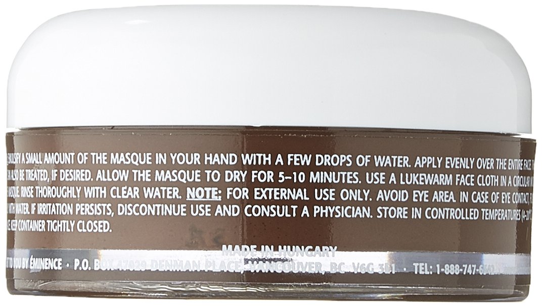 Eminence Organic Chocolate Mousse Hydration Mask 2 oz - Deep Moisturizing Facial Treatment for Dry Skin | Spa Quality Skincare at Home
