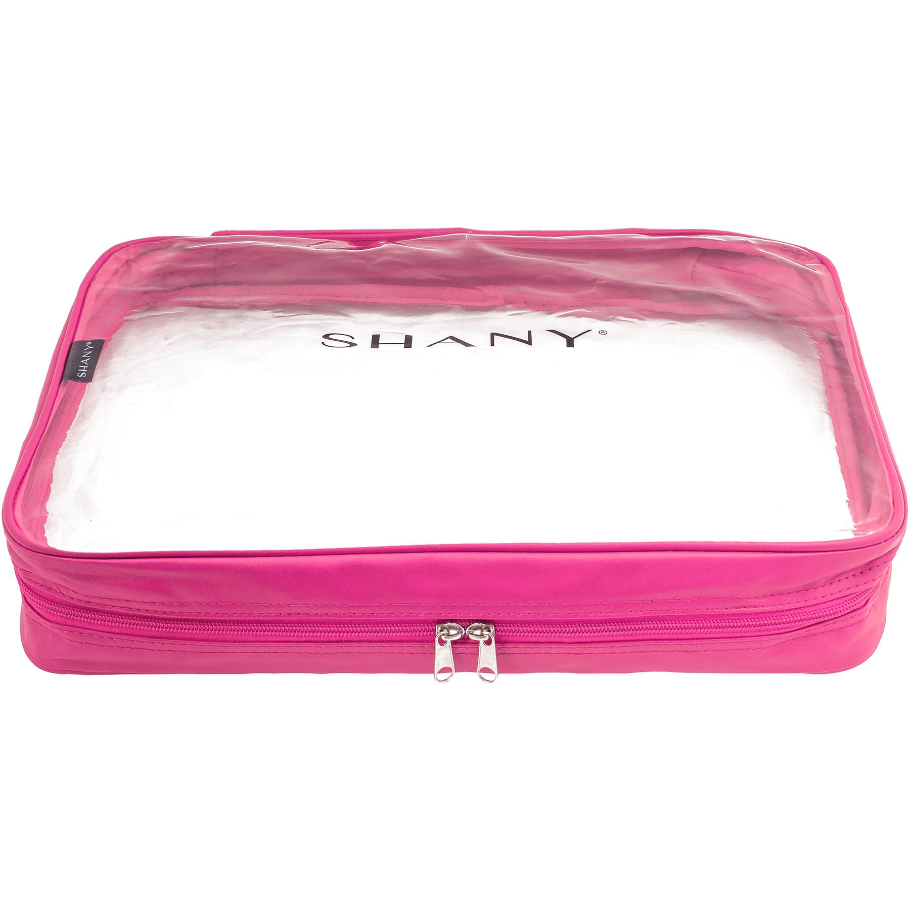 Clear PVC X-Large Cosmetic Organizer Bag - Waterproof Travel Makeup Storage Case for Women, Perfect for Travel, Home, and Salon Use