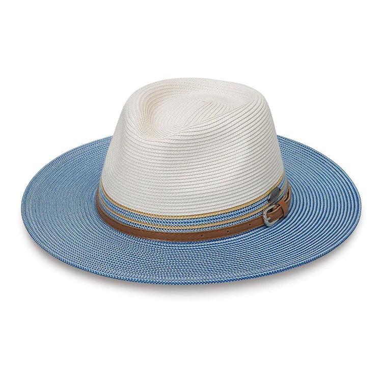 Wallaroo Hat Company Kristy Fedora Hats for Women - Stylish Sun Protection Wide Brim Summer Hat - Perfect for Beach, Outdoor Activities & Travel