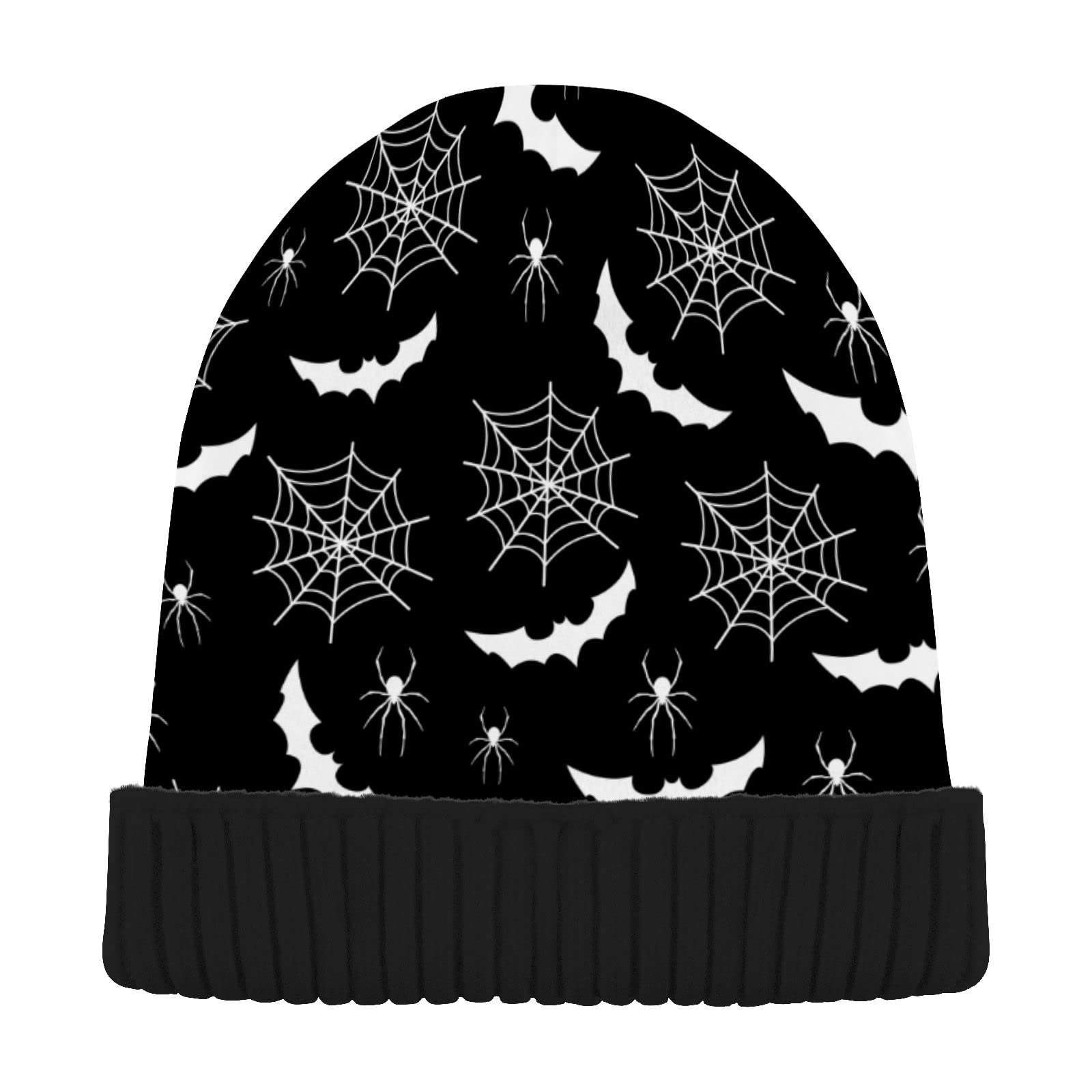 Unisex Gothic Knit Beanie Hats for Men & Women - Warm Winter Skull Cap for Cold Weather, Outdoor Activities & Street Fashion