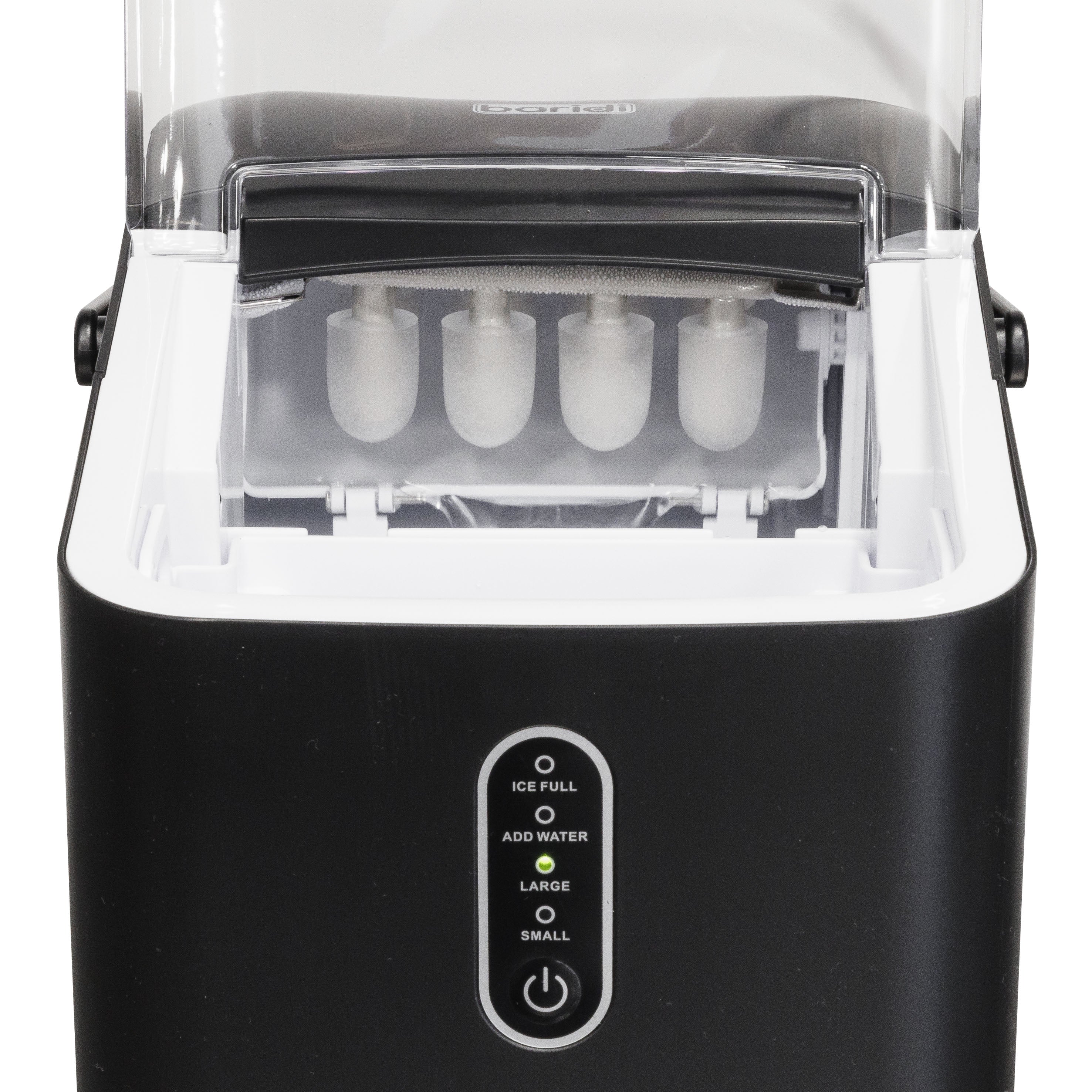 Baridi 12kg/24hr Electric Ice Cube Maker with LED Display - Fast 10 Minute Freeze for Home, Office, and Commercial Use - Perfect for Cocktails, Parties, and Beverage Cooling