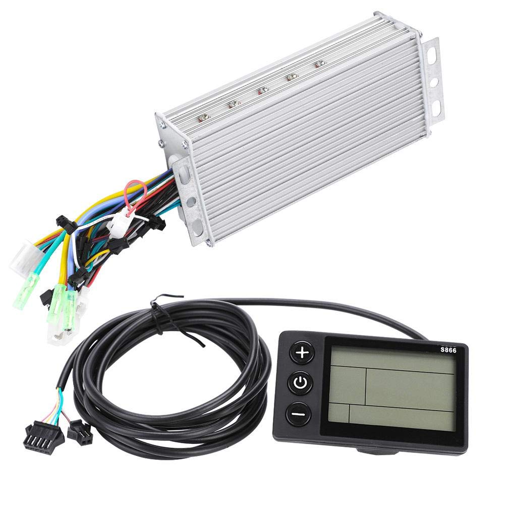 48V 1000W Brushless E-Bike Controller Kit with Waterproof LCD Display for Electric Bicycles & Scooters