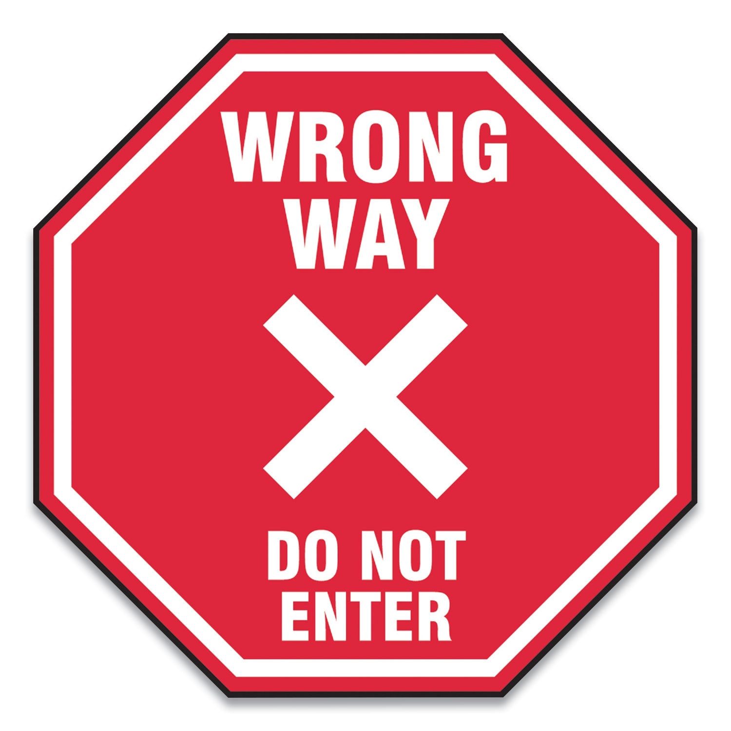 Accuform® Slip Gard Social Distance Floor Signs - 17