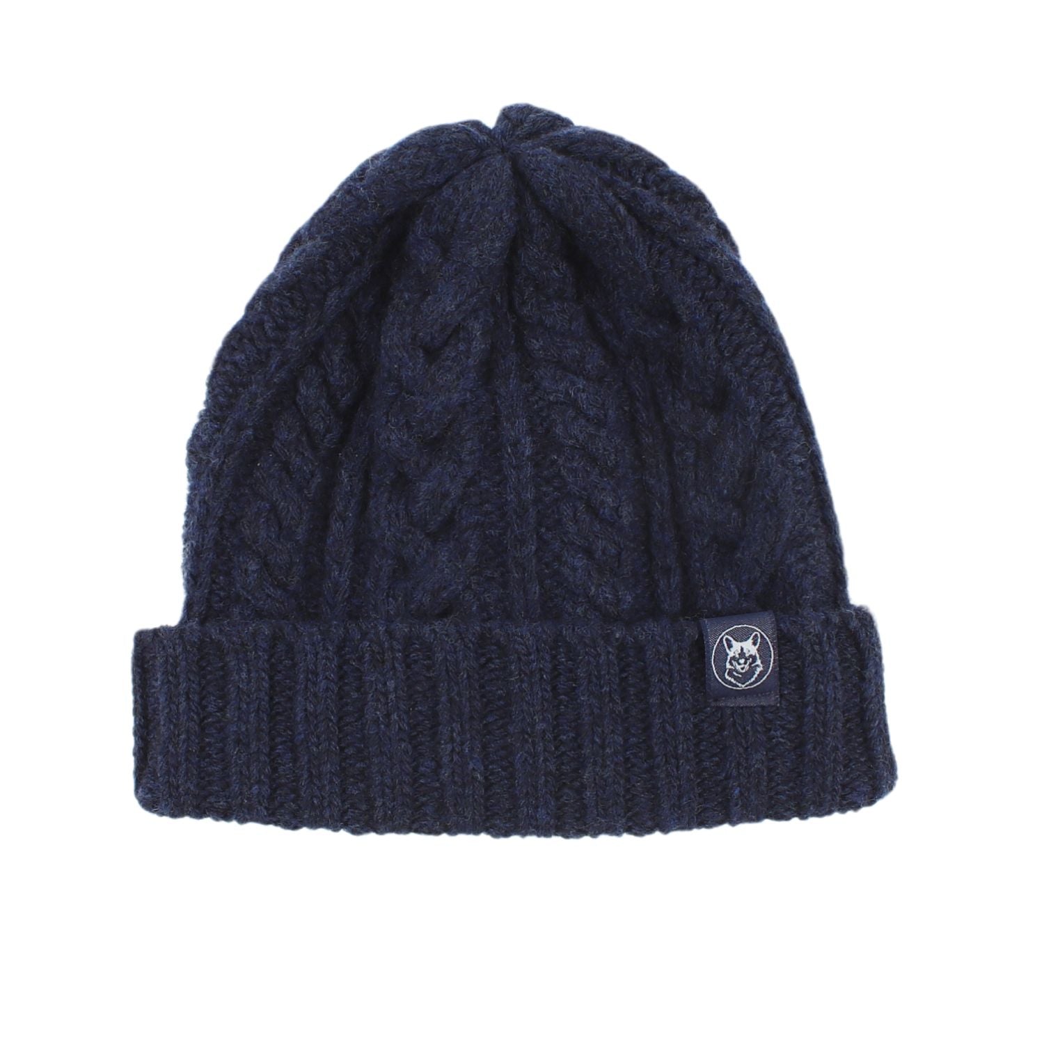 Men's Warm Wool Beanie with Multi Cable Knit Design - Cozy Winter Hat for Outdoor Activities, Skiing, and Hiking