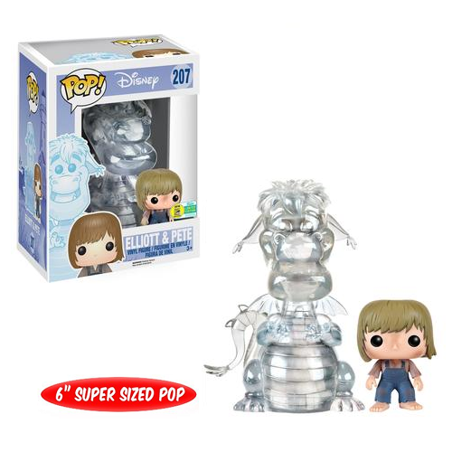 Funko Pop! Disney Elliott & Pete #207 SDCC 2016 Exclusive Collectible - Perfect for Disney Fans, Comic Con Enthusiasts & Pop Culture Collectors