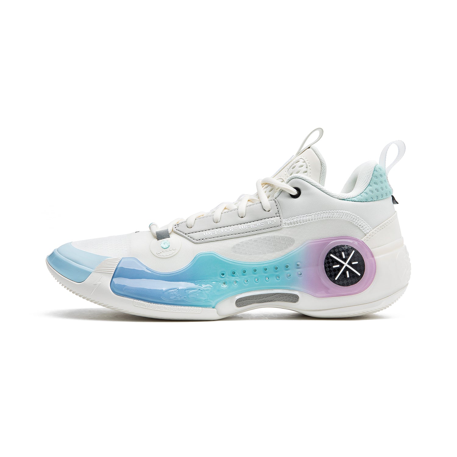 Way of Wade 10 Low Basketball Shoes - Cotton Candy Colorway | Lightweight Performance Sneakers for Men | Perfect for Indoor Courts & Streetwear Fashion