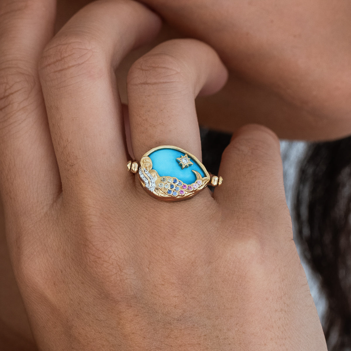 Trendy Lover Flip Ring - Adjustable & Reversible Fashion Jewelry for Women - Perfect for Valentine's Day, Anniversary & Romantic Gifts