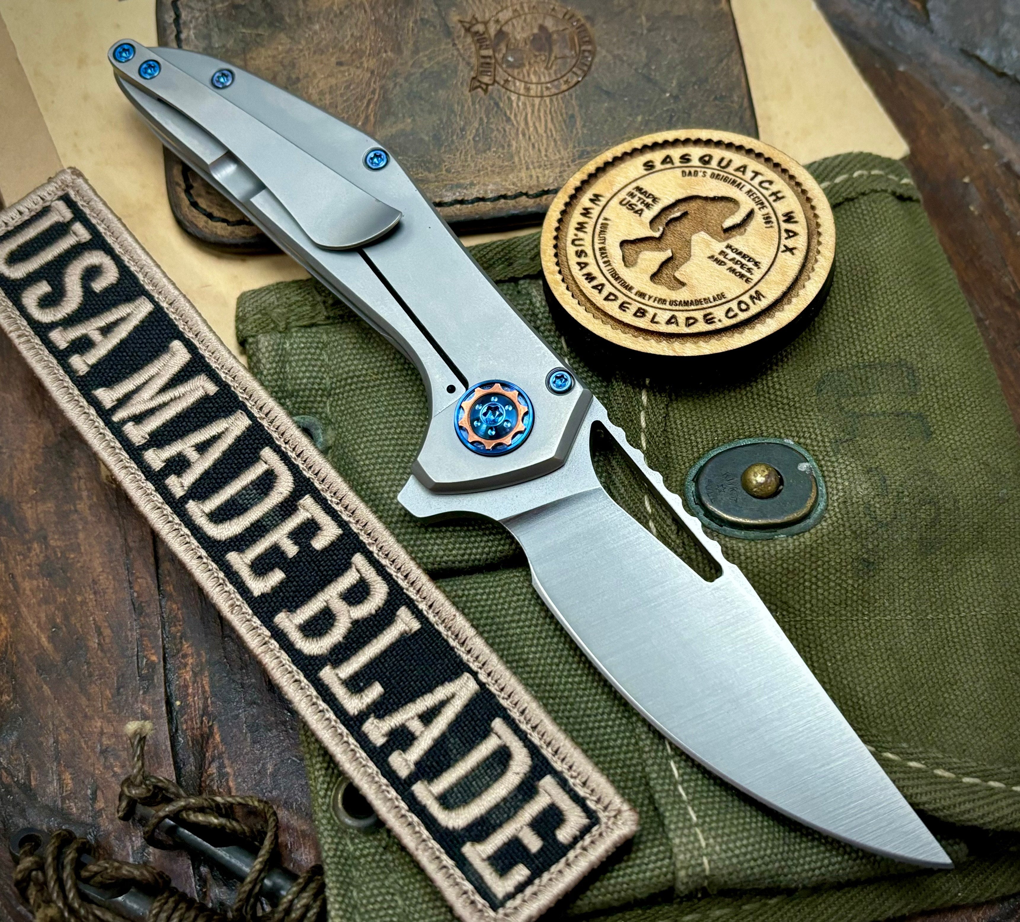 NK&T Custom Hydra Framelock Folding Knife - 5/32