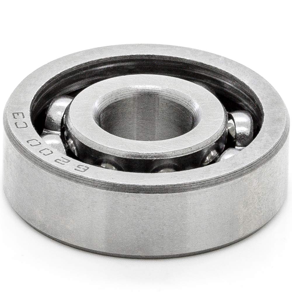 100-Pack 6200-OPEN Deep Groove Radial Ball Bearings 10x30x9mm (IDxODxWidth) Open Style C3 Clearance - Perfect for Electric Motors, Skateboards & Industrial Machinery