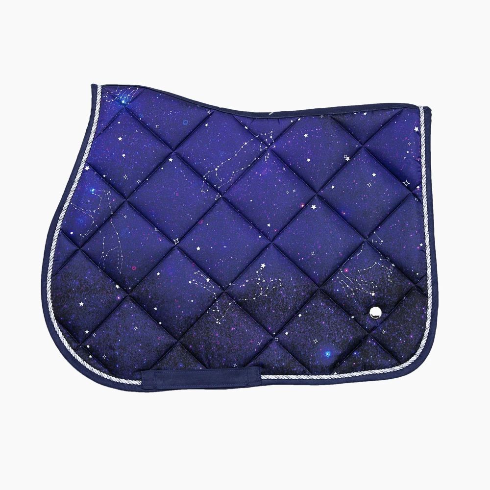 Dapplebay Constellation Pony Saddle Pad - Breathable Non-Slip Equestrian Saddle Pad for Show Jumping & Trail Riding - Perfect for Kids & Small Ponies