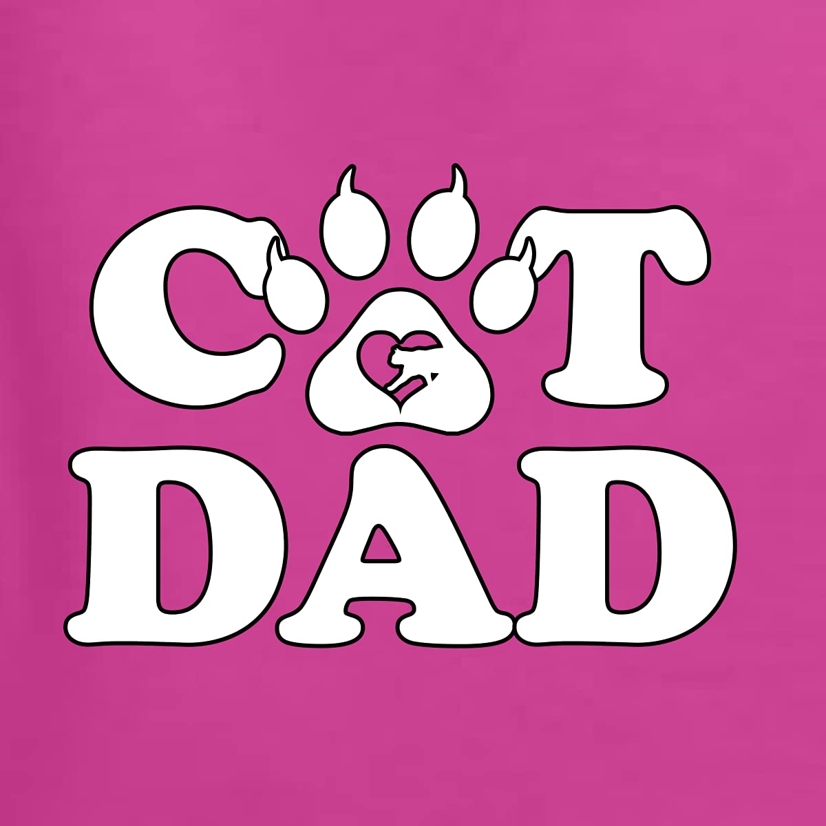 Wild Bobby Best Cat Dad Daddy Gift - Funny Pop Culture Unisex Graphic Hoodie Sweatshirt for Men & Women - Perfect for Father's Day, Birthday & Cat Lovers