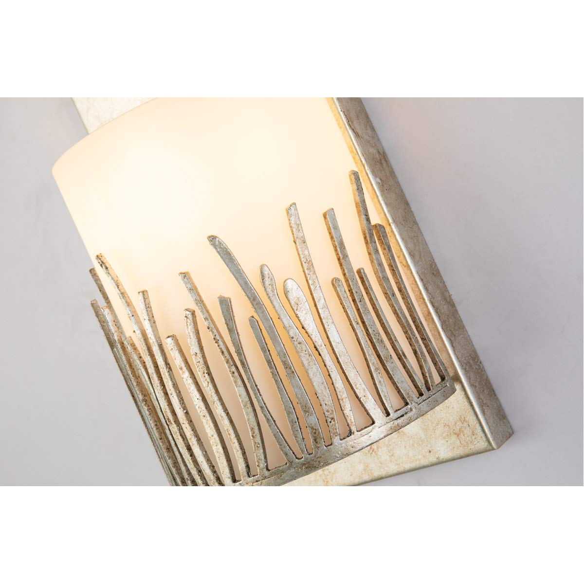 Lucas & McKearn BB90610S-1 Modern Bathroom Vanity Light Fixture - Brushed Silver Finish for Bathroom Mirror Lighting, Perfect for Home Decor & Renovation