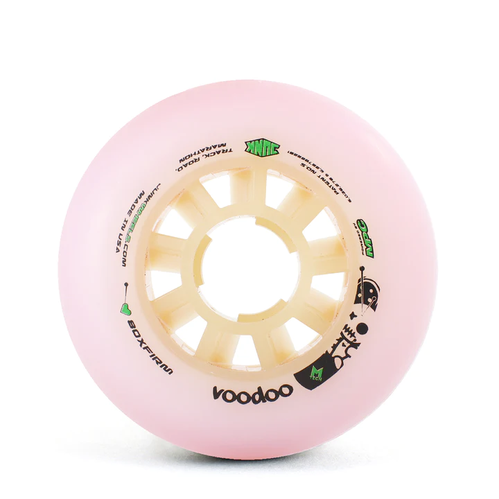 M Tech XF 80mm Junk Voodoo Skateboard Wheels (Single) - Perfect for Street Skating, Tricks & Smooth Rides