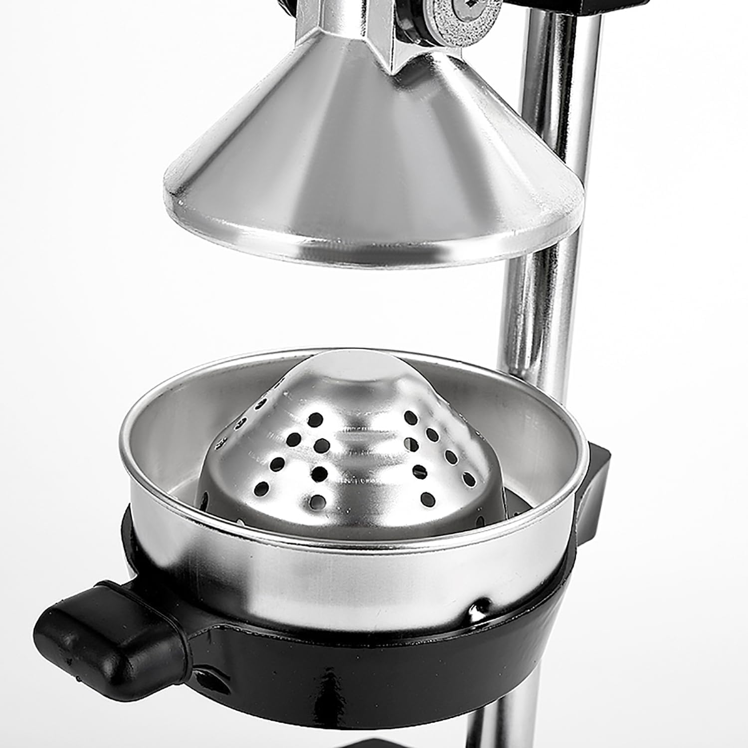 Heavy Duty Manual Citrus Juicer - Commercial & Home Hand Press Orange Squeezer for Lemon, Lime, Grapefruit & All Fruits (40x39x17.2cm Metal) - Perfect for Juice Bars, Restaurants, and Healthy Home Kitchens (Model 1)