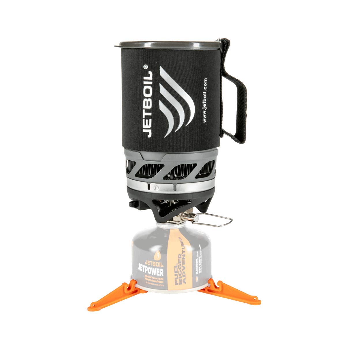 Jetboil MicroMo Ultralight Camping Stove - Compact Backpacking Cooking System for Hiking, Backpacking & Outdoor Adventures - Fast Boiling Portable Stove for Coffee, Meals & Emergency Preparedness