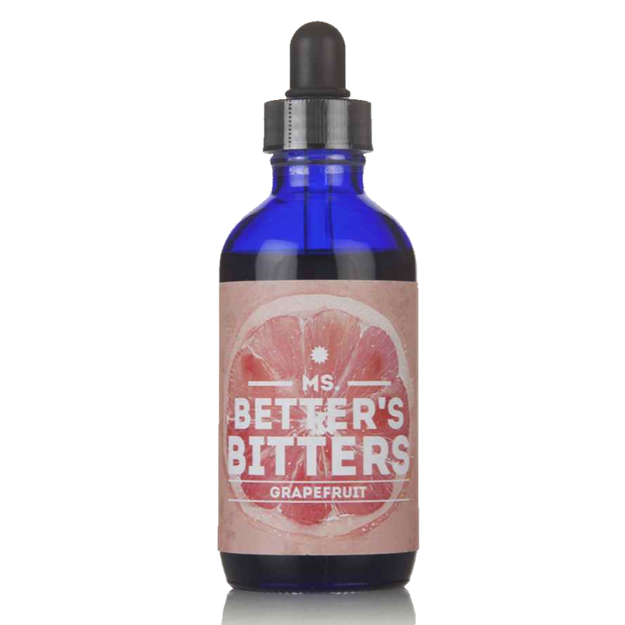 Ms Better's Bitters - Premium Grapefruit Bitters 4oz (120ml) | Craft Cocktail Mixer for Margaritas, Palomas & Mocktails | Artisanal Bar Essential for Home Bartenders & Mixologists