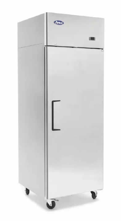 Atosa YBF9207 Commercial Single Door Top Mount Freezer - 20 Cu Ft Stainless Steel Restaurant Freezer for Kitchen, Grocery Store & Food Storage