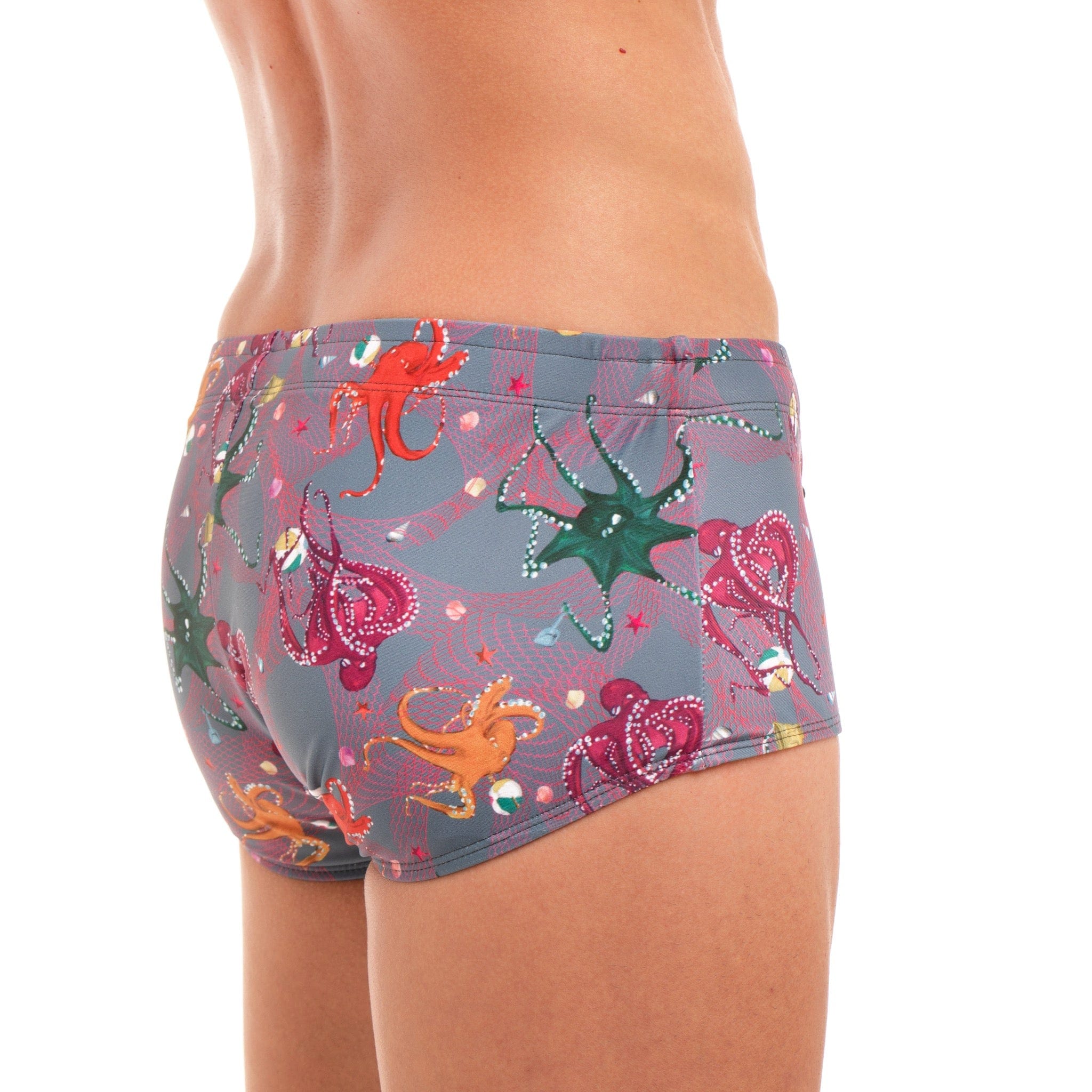 Men's Quick-Dry Octopus Print Swim Trunks - Comfortable Beach Shorts for Swimming, Surfing & Summer Vacations