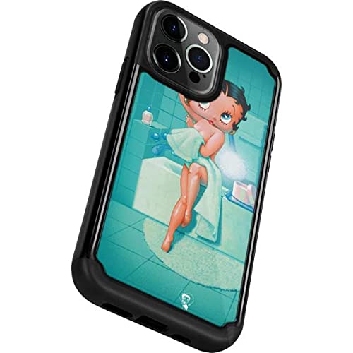 Officially Licensed Betty Boop Bathing Design Cargo Phone Case for iPhone 13 Pro - Durable Protective Cover with Extra Storage Pockets - Perfect for Beach, Pool & Summer Outings