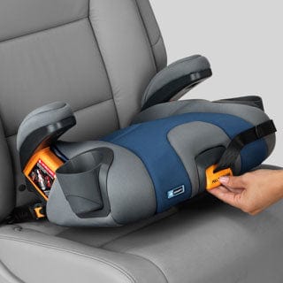 Chicco KidFit Adapt Plus 2-in-1 Belt Positioning Booster Car Seat - Vapor Gray | Safe & Comfortable for Kids 4-10 Years | Ideal for School, Travel & Family Road Trips