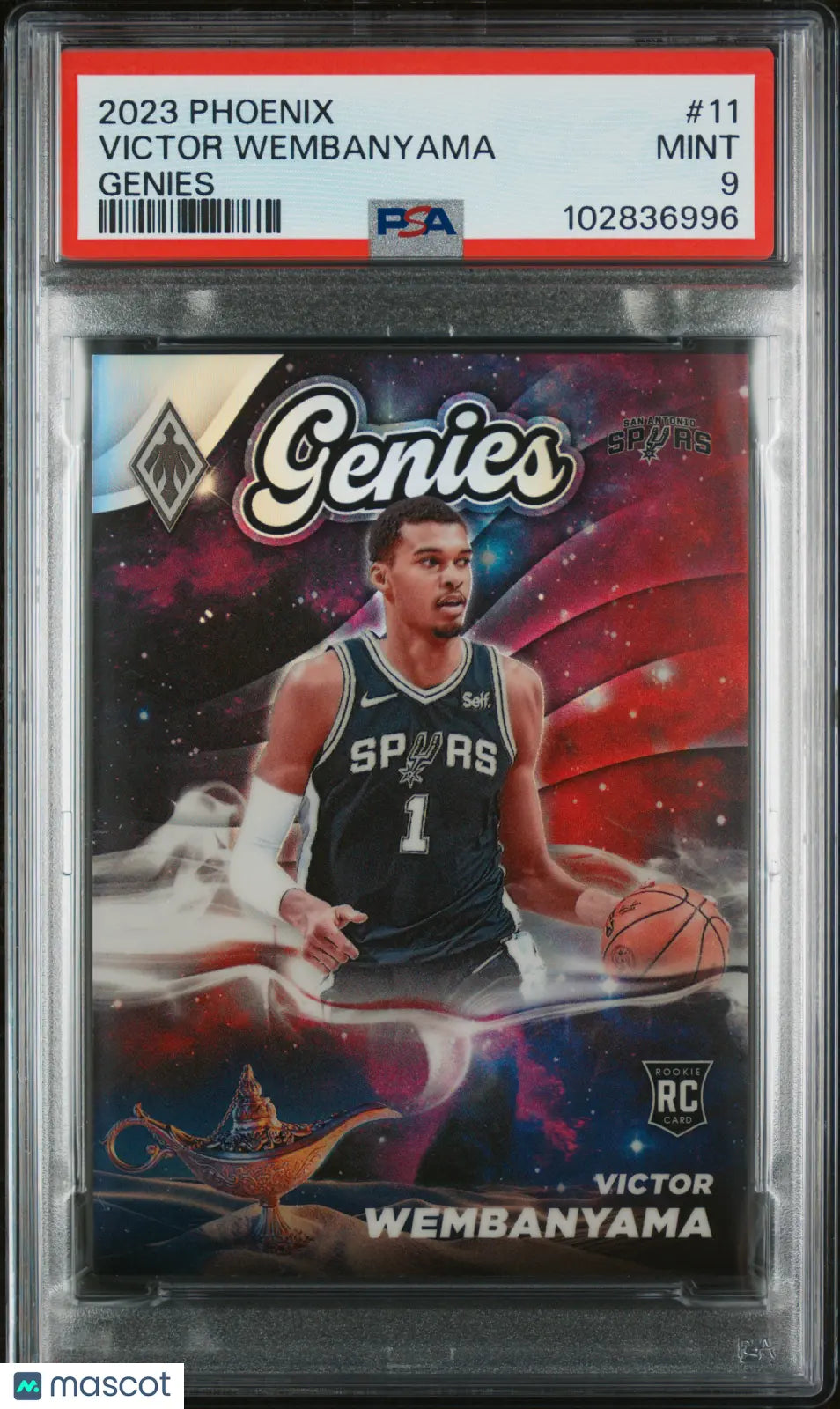 2023 Panini Phoenix Victor Wembanyama Rookie Card PSA 9 Mint - NBA Basketball Collectible for Fans & Investors - Perfect for Display, Trading, and Memorabilia Collections