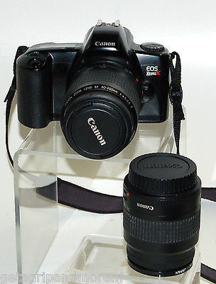 Canon EOS Rebel X 35mm Film Camera with Two Lenses - Excellent Condition - Perfect for Vintage Photography & Film Enthusiasts