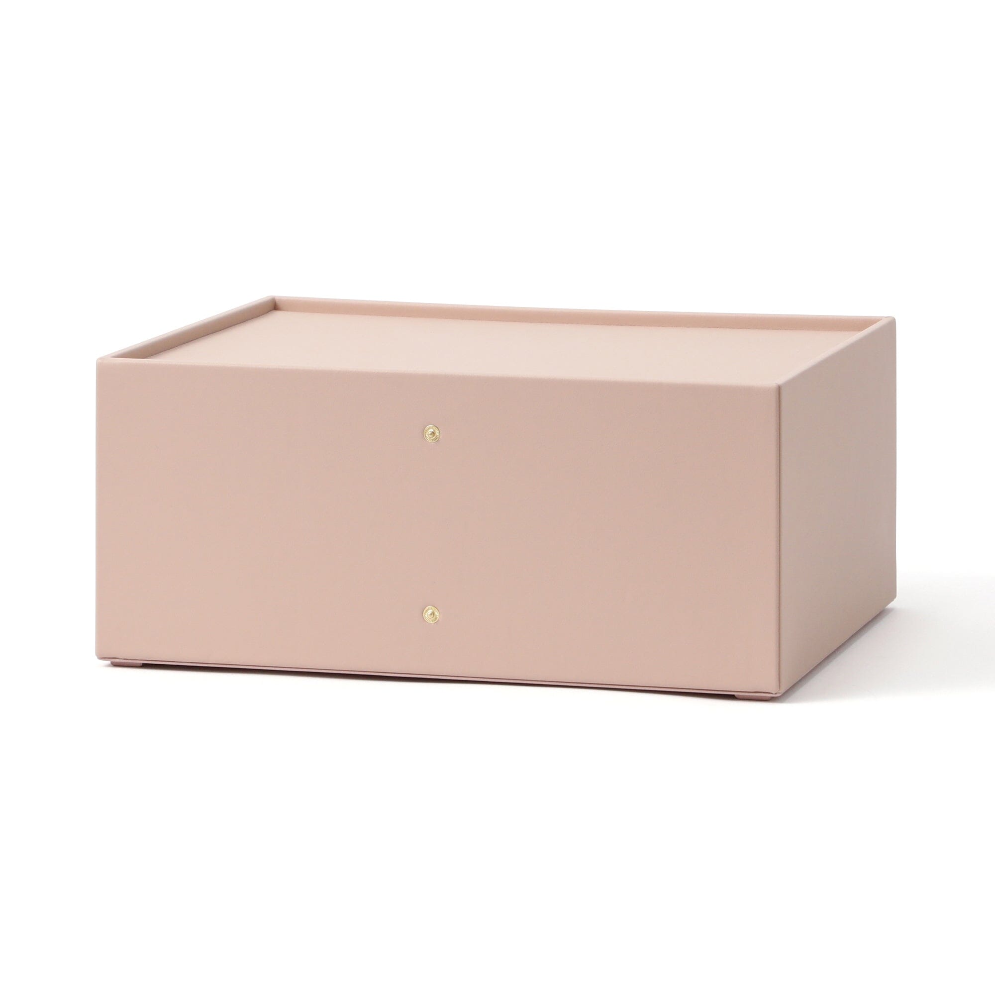 Pink Embossed Stacking Drawer Organizer - Small Plastic Storage Bins for Jewelry, Makeup & Office Supplies | Compact Drawer Organizer for Bedroom, Bathroom & Desk