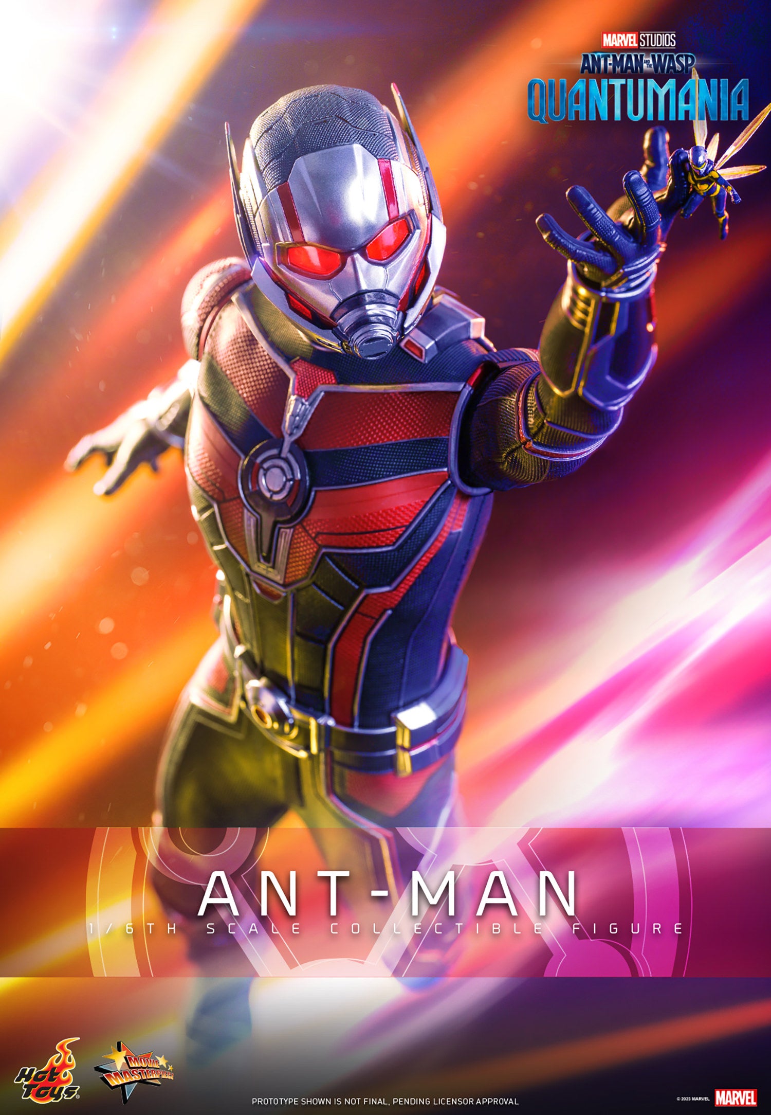 Hot Toys Marvel Comics Ant-Man and The Wasp: Quantumania 1/6 Scale Collectible Action Figure - Perfect for Marvel Fans, Collectors & Home Display