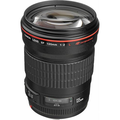 Canon EF 135mm f/2L USM Lens - Professional Portrait & Wedding Photography Prime Lens for DSLR Cameras - Perfect for Low Light, Sports & Event Photography