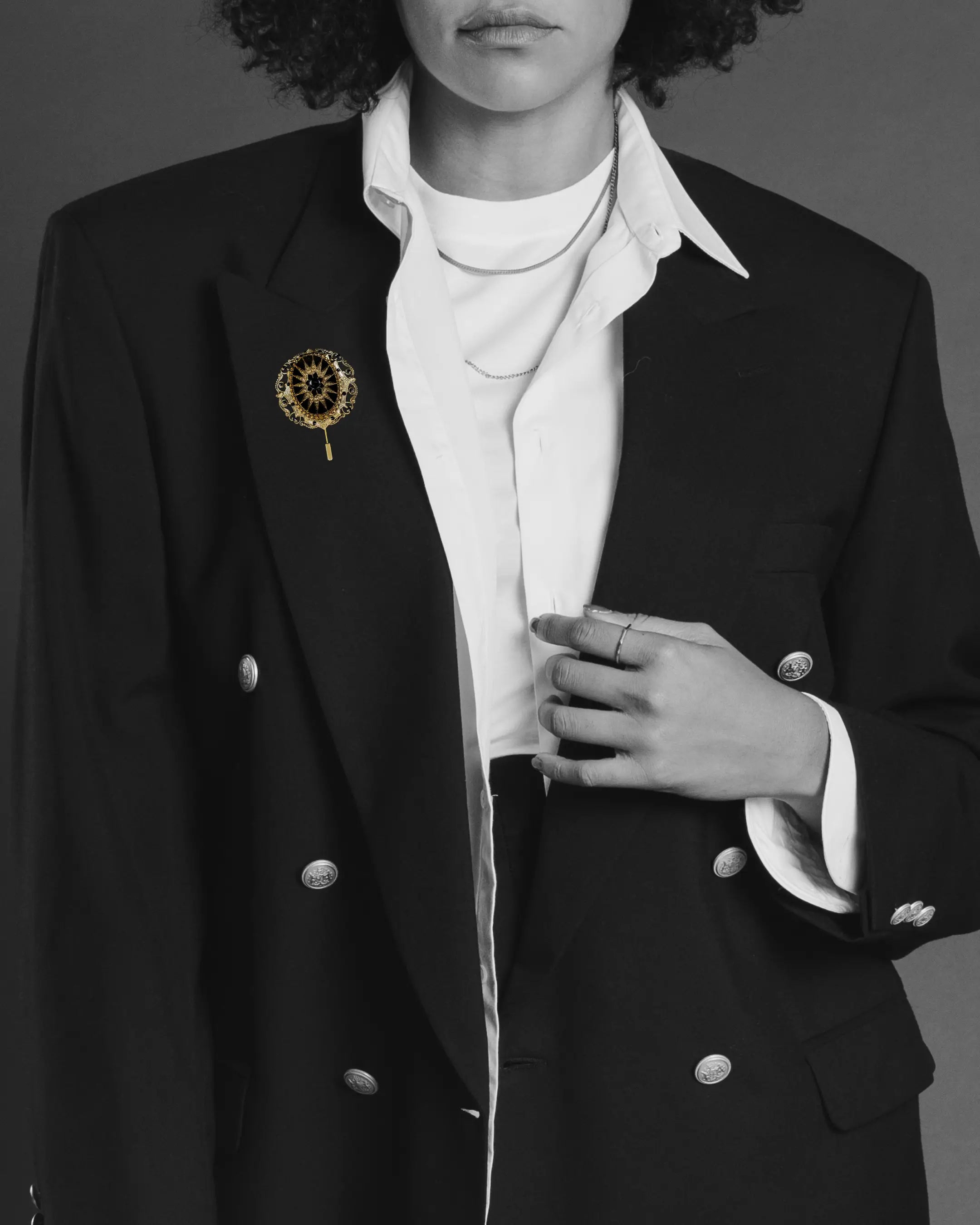 Richard Lapel Pin - Elegant & Stylish Accessory for Suits, Blazers & Formal Wear | Perfect for Business, Weddings & Special Occasions