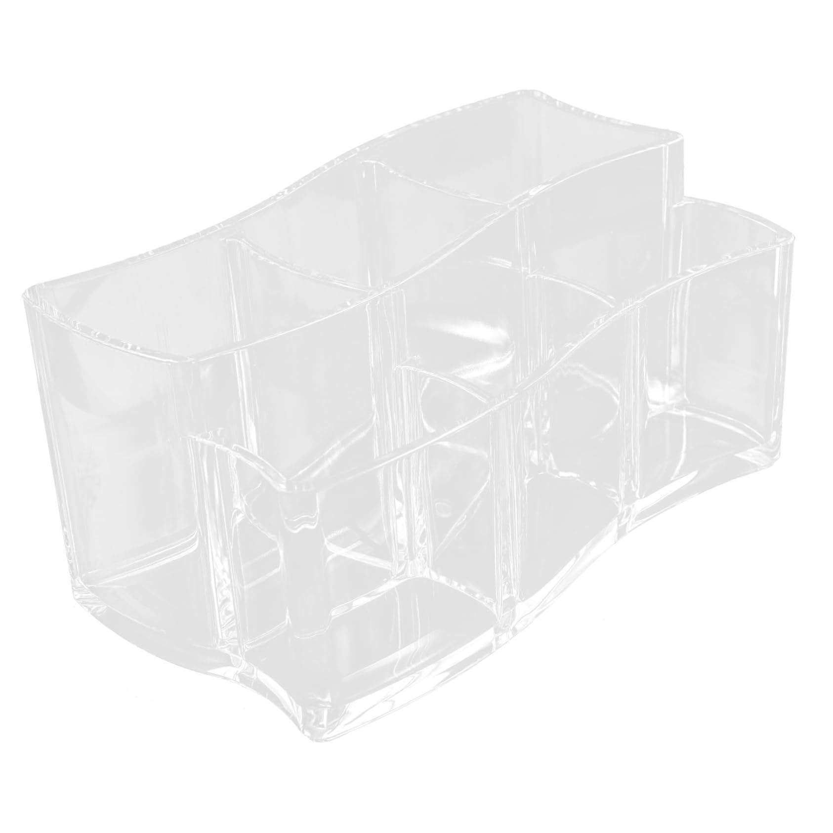 CAXUSD Large Cosmetic Storage Box - Makeup Brush & Pen Organizer for Desktop - Perfect for Vanity, Office & Travel Organization