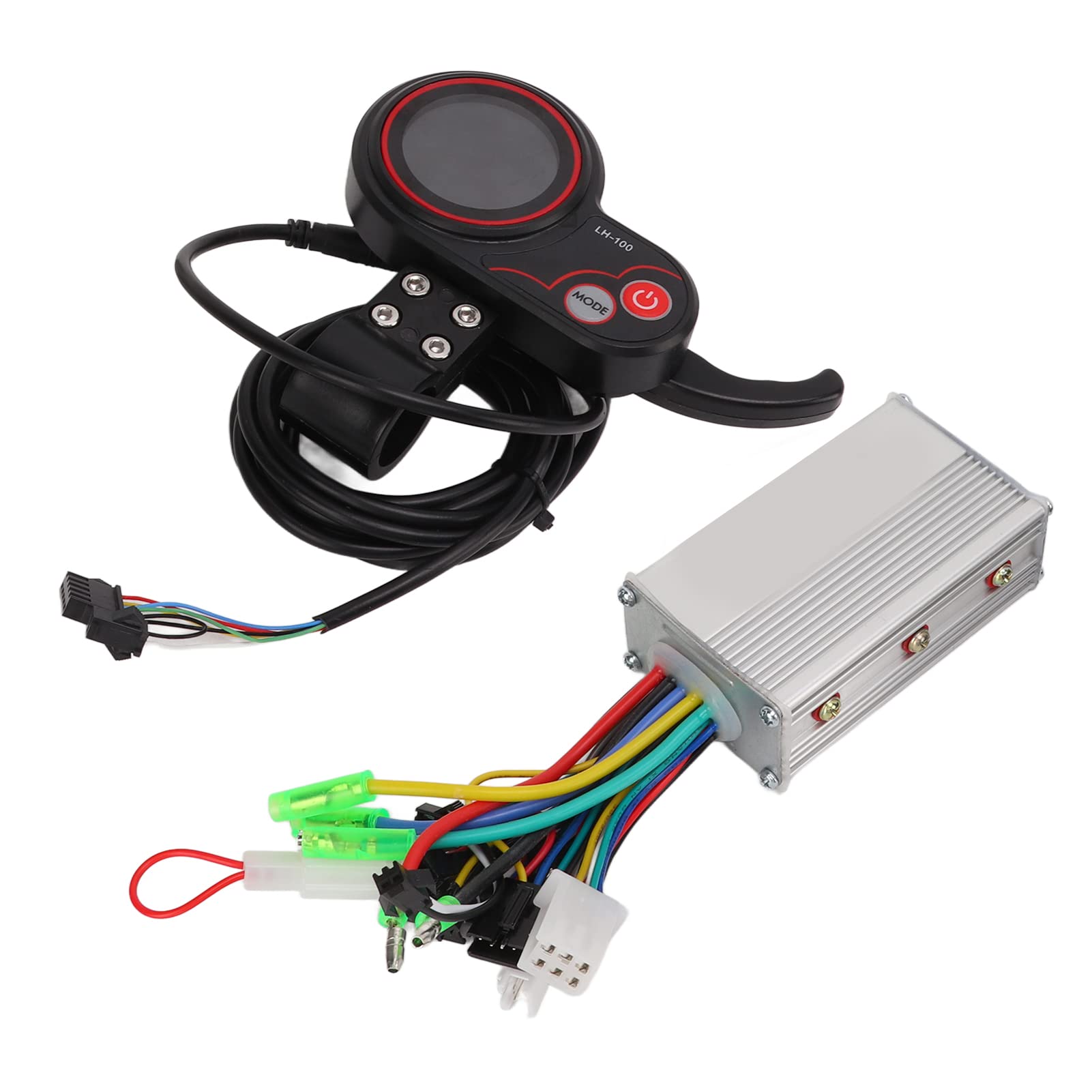 Uxsiya Brushless Motor Controller 24V 36V 48V 350W - High Performance Heat Dissipation Electric Scooter Controller for E-Bike, Electric Bike & Mobility Scooters - Perfect for Commuting, Off-Roading & Urban Transportation