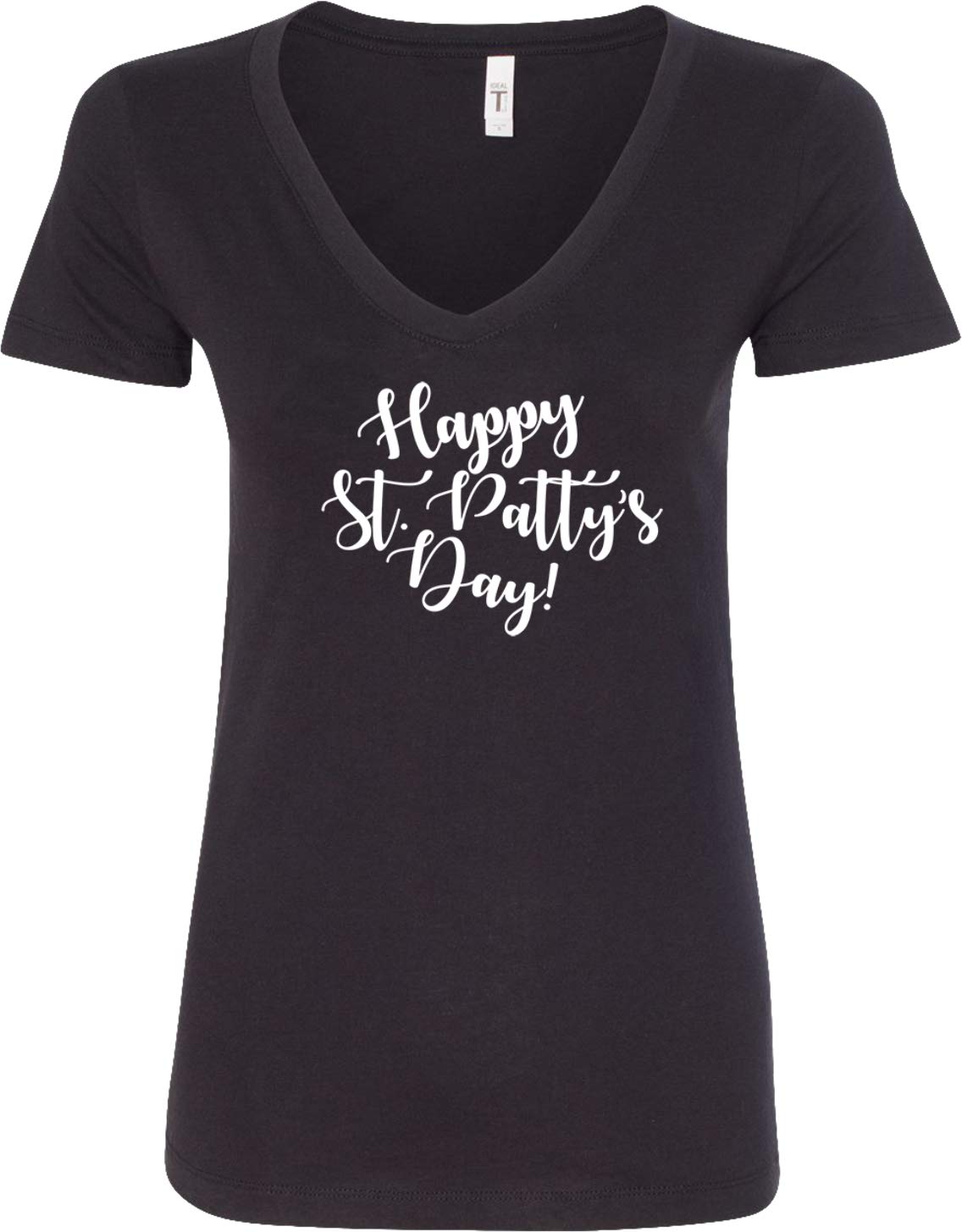 St. Patrick's Day Green V-Neck T-Shirt for Women | Fun Irish Celebration Top | Perfect for Pub Crawls & Festivals
