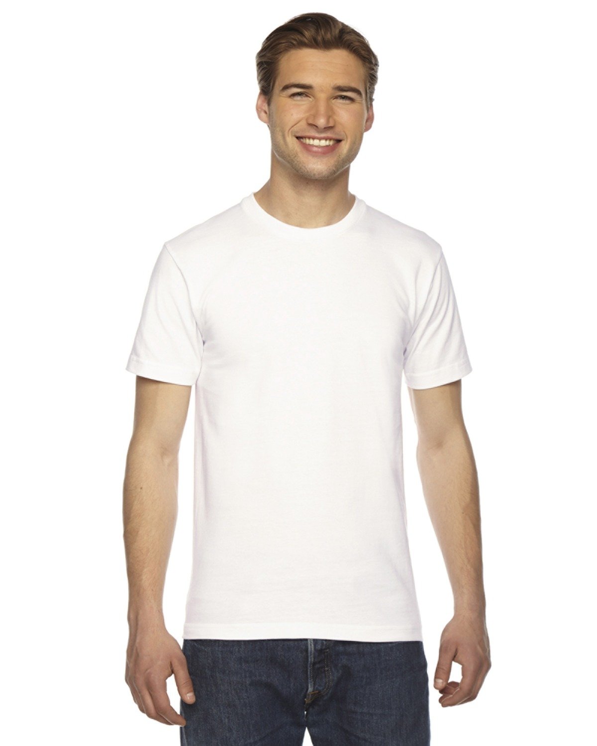 American Apparel Men's Short Sleeve Hammer T-Shirt - Soft Cotton Crewneck Tee for Casual Wear & Summer Outfits | Gym, Streetwear, Everyday Comfort
