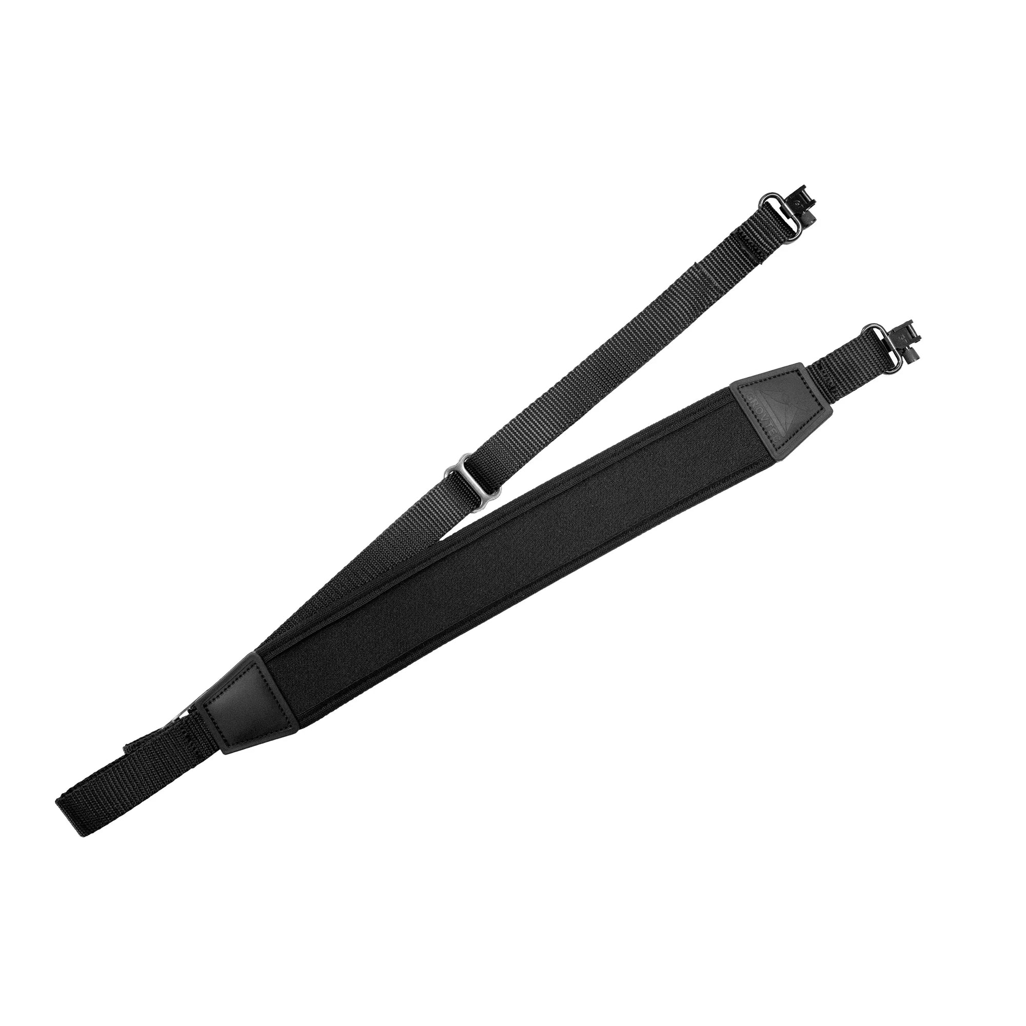 GrovTec Tactical Elastic Sling with Quick-Adjust Swivels - Black | Heavy Duty Rifle Sling for Hunting, Shooting & Outdoor Activities