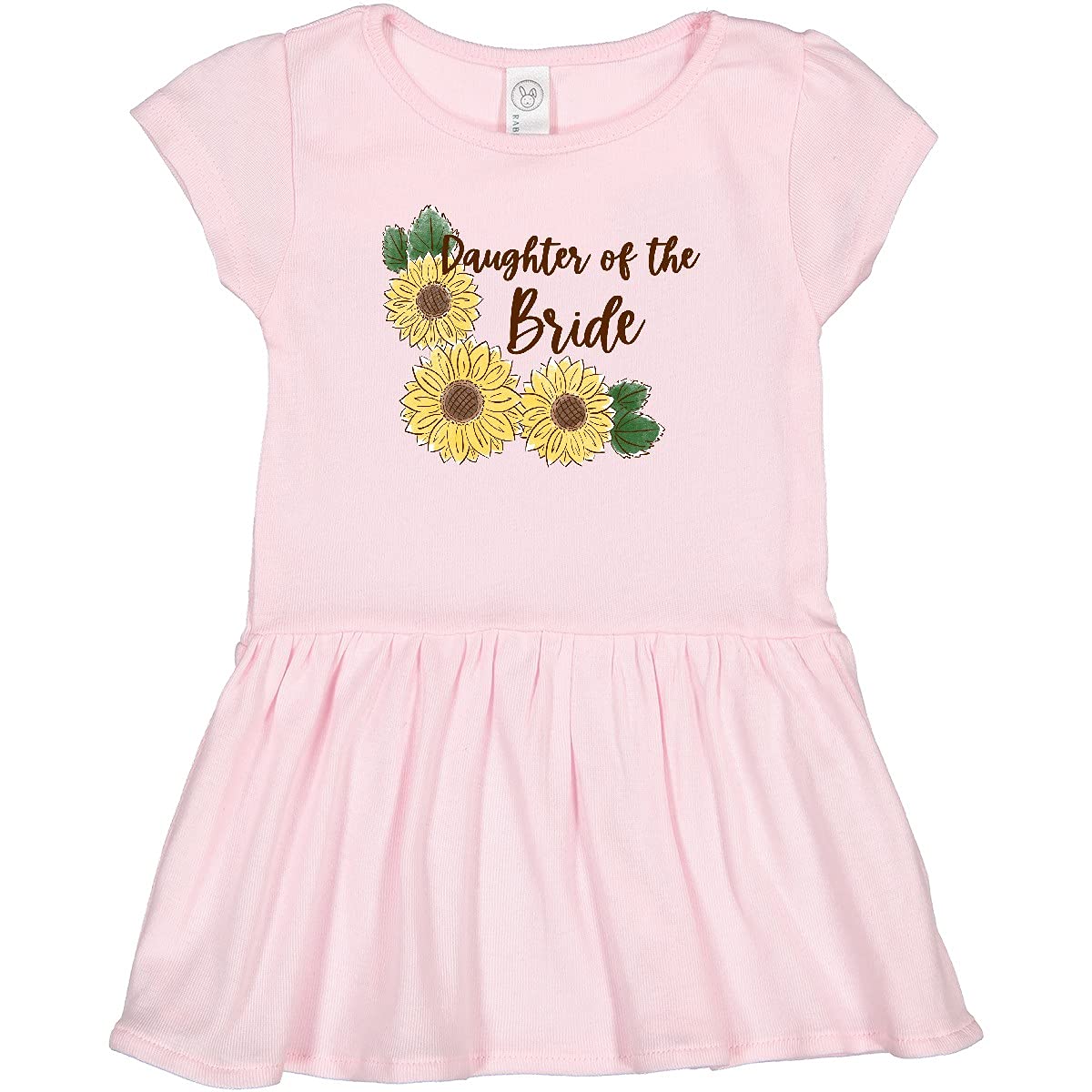 Daughter of The Bride Sunflower Toddler Dress - Perfect for Weddings & Parties