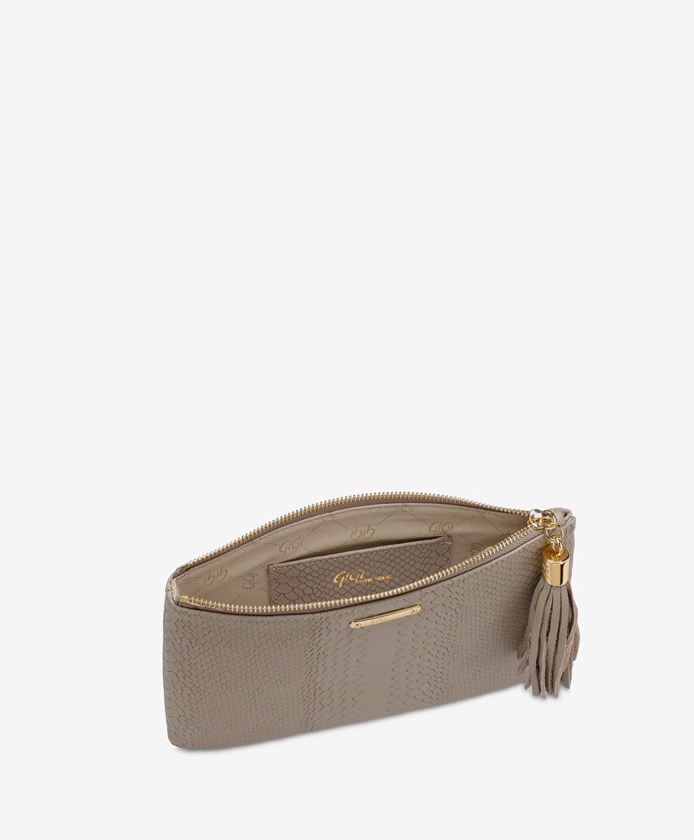 Premium All-in-One Bag - Genuine Stone Embossed Python Leather Handbag for Women | Perfect for Work, Travel & Evening Events