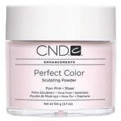 CND Perfect Color Powder - Pure Pink Sheer 3.7 oz Nail Polish for Professional Salon & Home Manicure | Long-Lasting Gel-Like Finish