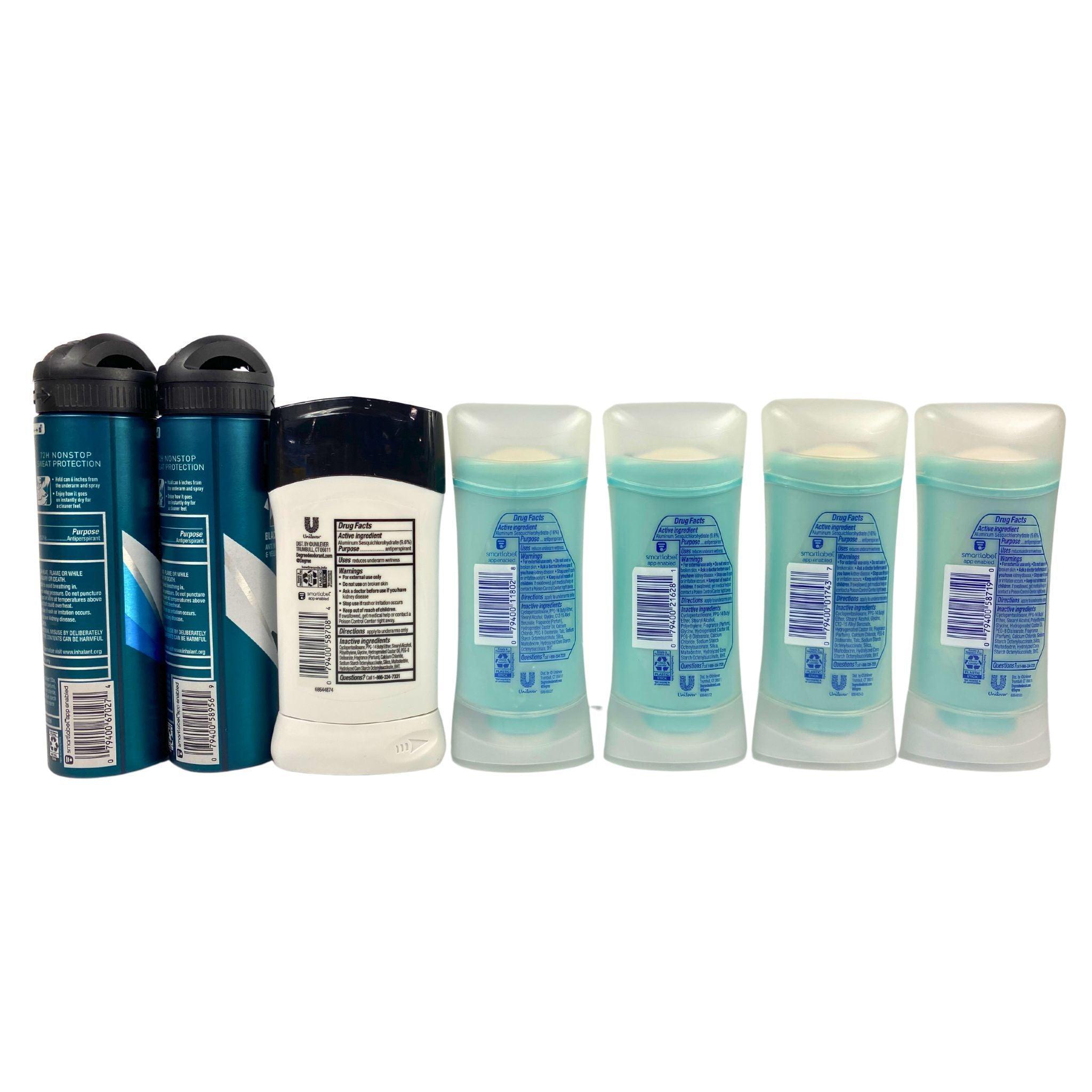 Degree Mixed Display Antiperspirant Dry Spray & Invisible Solid Deodorant (52-Piece Bulk Pack) - Fresh All Day Protection for Men & Women at Work, Gym or Outdoor Activities
