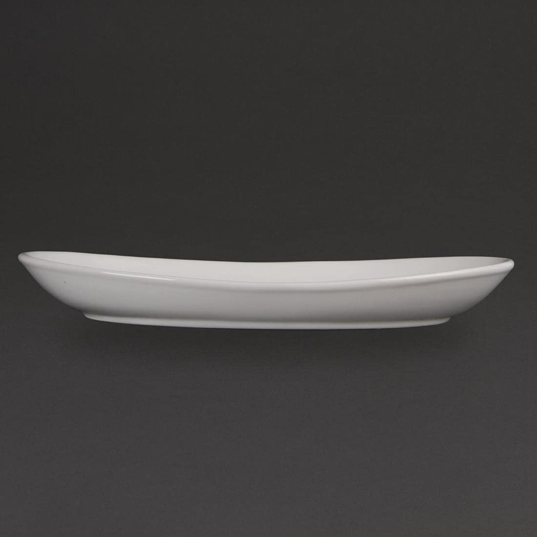Olympia French Deep Oval Service Plates - 12