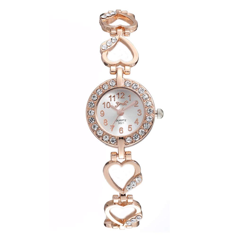 Luxury Quartz Women's Watch with Diamond - Under $20 for Daily Wear